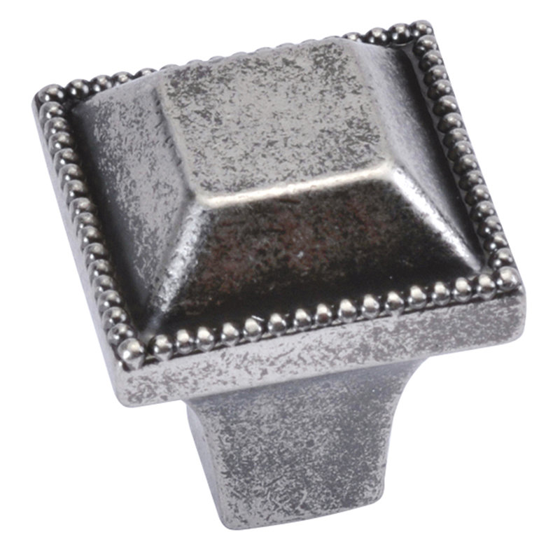 Poignée carrée 1 1/8 po Altair, Nickel noir vibré