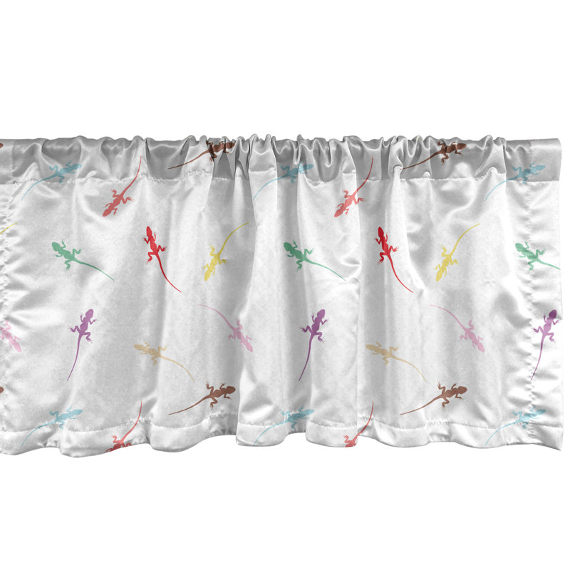 Multicolore cantonnière Ambesonne, L 54 po x L 12 po