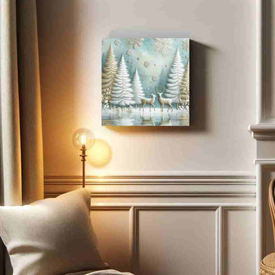 Enchanted Winter Forest - impression sur toile tendue
