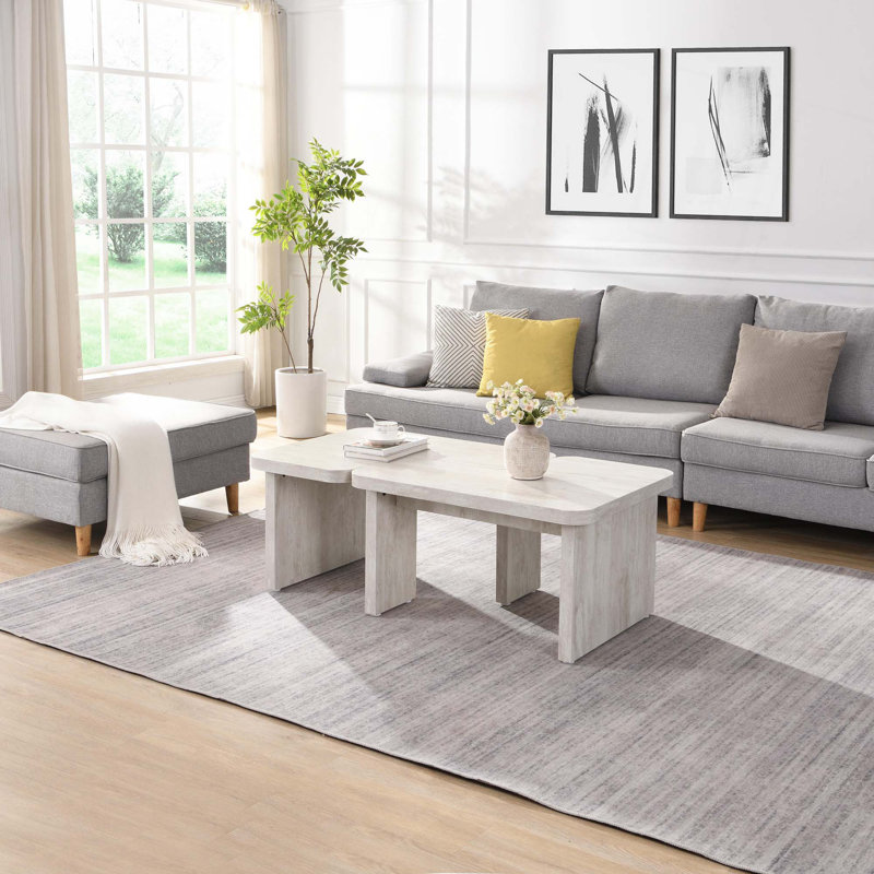 Table basse épissée, Blanchies
