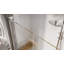 Lane 2000mm H Hinged Frameless Shower Door with Clear Glass-36806195