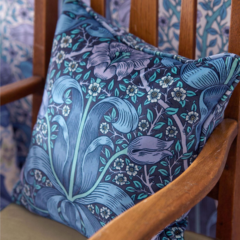 Bedford Park Spring Thicket Fabric, Midnight/Lilac