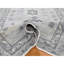 Tapis décoratif de conception unique noué à la main New Age Grey 7 pi 9 po x 9 pi 10 po