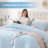 Fluffy Comforter Set 3 Pieces- All Seasons Heavy Faux Fur Comforter With Two Pillowcases-116802355-116802369