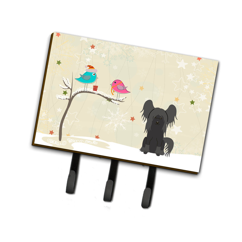 Porte-lustre ou porte-clé à crête de noël chinoise