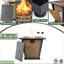 Table foyer au gaz propane 28 po