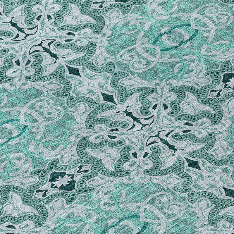 Tapis intérieur / extérieur rectangulaire avec envers antidérapant Lummus, Rectangle 2 pi 6 po x 3 pi 10 po
