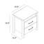 Table de chevet 2 tiroirs 22,7 po Pruitt-1293806191-1225226561