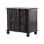 Furniture Classics Deeds Black Mahogany Chest with Brass Detail
