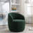 Swivel Accent Armchair Barrel Chair With Powder Coating Metal Ring-1135975771
