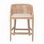 Tabouret de comptoir fabriqué à la main H 25 po