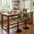 Zager Swivel Upholstered Adjustable Height Bar Stool-1978529460-1968127149