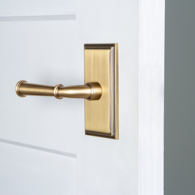 Grandeur Carré Plate Single Dummy with Georgetown Lever, Timeless Bronze