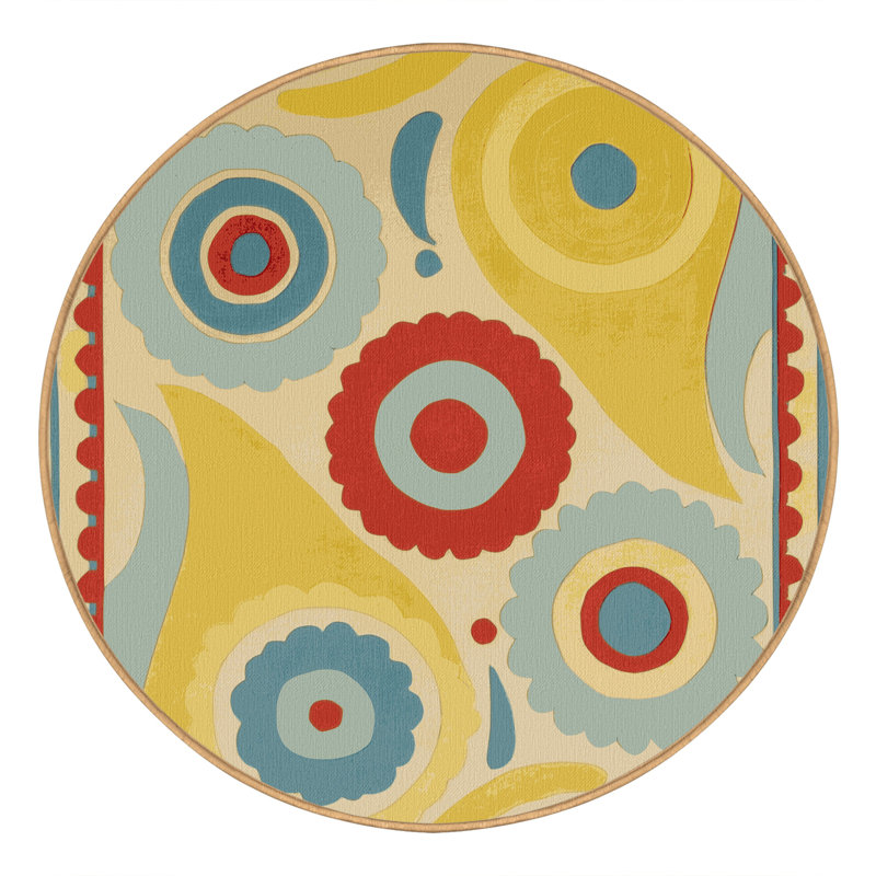 Bold Strut Rug, Round 7'