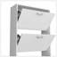 Range-chaussures, 3 portes, 3 tablettes, blanc-1439097970