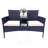 Wicker Patio Conversation Furniture Set-1678907865