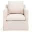 Fauteuil pivotant rembourré Kadidra