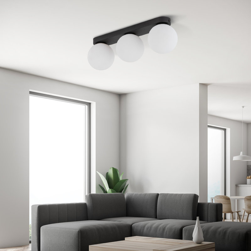 Zelmo Glass Flush Mount