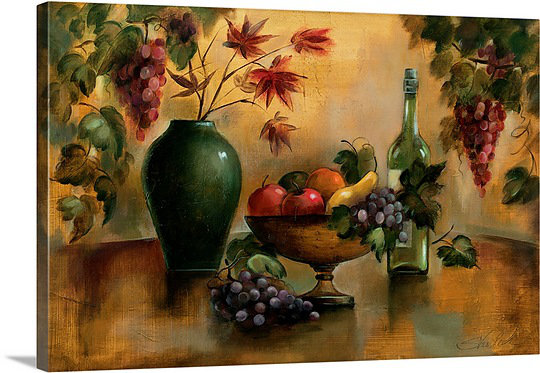«Autumn Hues» par Yoakum, reproduction d'art sur toile, H 16 po x l 24 po x P 1,25 po