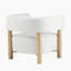 Fauteuil d'appoint rembourré Boucle-351347385