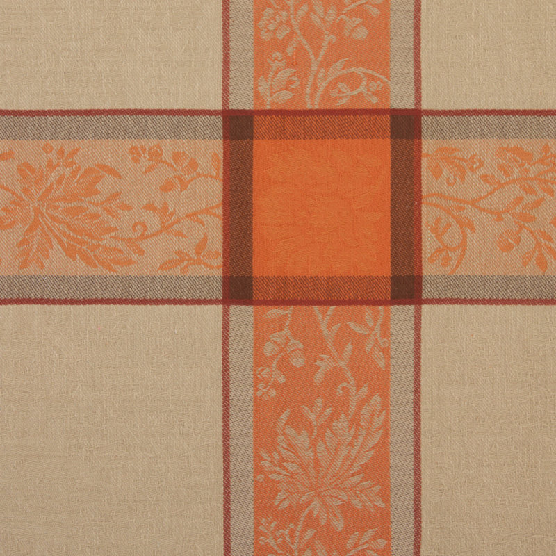 Calandra Oval Plaid Thanksgiving Cotton Tablecloth