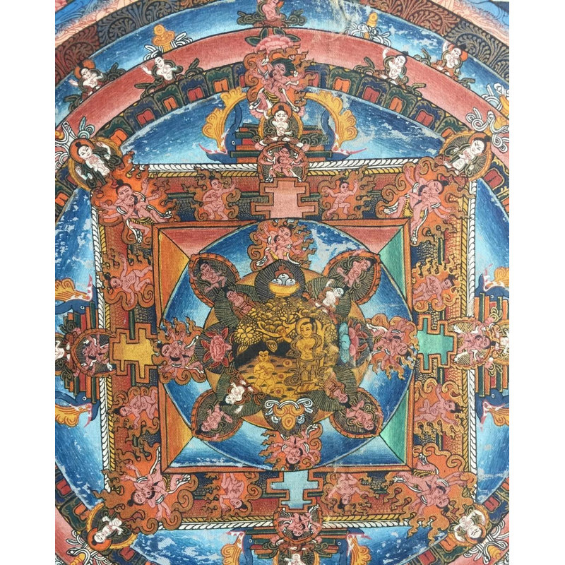 Mandala Thangka (Brocadeless Thangka)