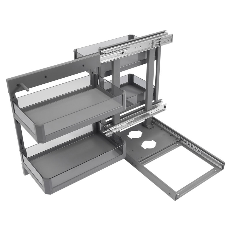 23.2X24.8X19.6”Corner Pull Out Organizer