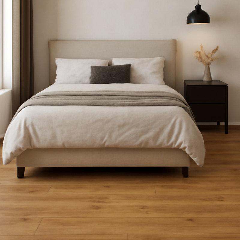 SPC Rigid Core Flooring, Click Lock Floating, Hickory