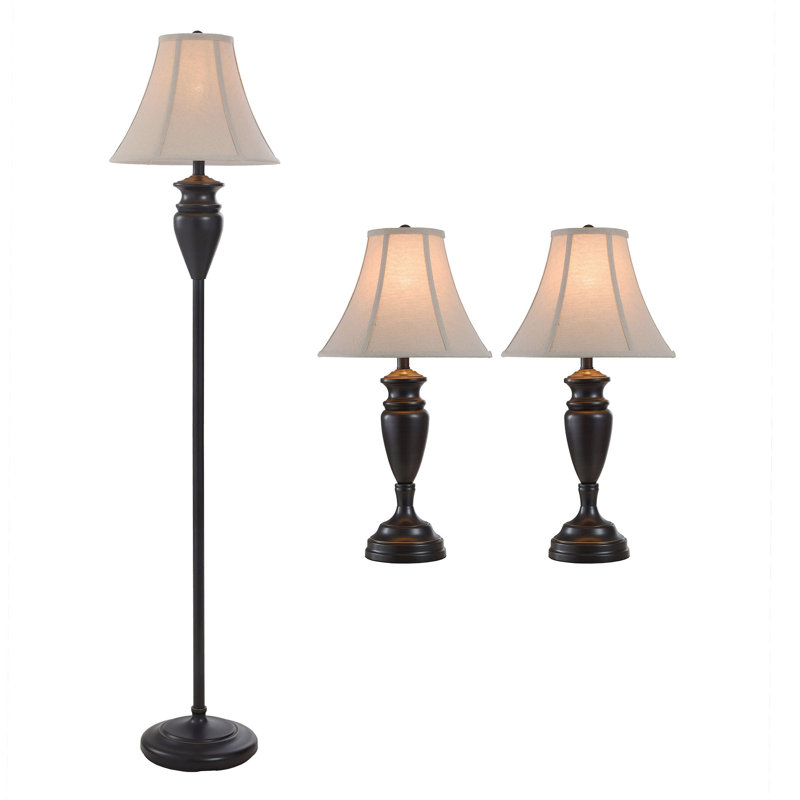 Rebbecca Floor and Table Lamp Set
