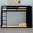 Space-Saving Bunk Bed With 4 Drawers,Shelves And Dual Pegboard Organizers-1882444490