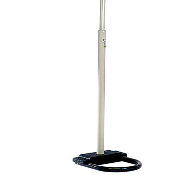 84" Tall Metal Floor Lamp With White Finish And 5 Adjustable Arch Arms