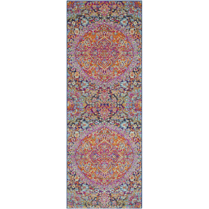 Oriental Area Rug, Runner 78 x 220cm