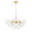 Modern 4-Light  Clear Glass Cluster Bubble Chandelier-678827393