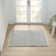 Two Tone Fringed Area Rug