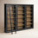 Bibliothèque Lorna de 94 po avec bibliothèque, échelle, organisateur de rangement, étagère de présentation pour bureau, salon