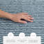 Tapis de bain 100% coton à fines rayures-851794872-851794876
