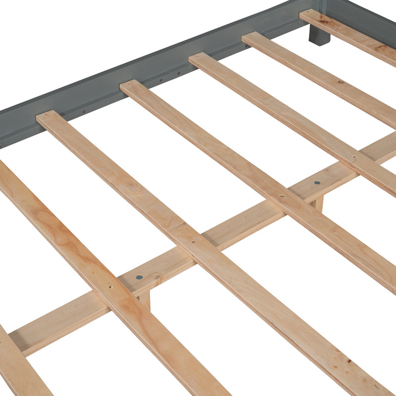 Loree Standard Bed by Isabelle & Max, Gray, Full/Double
