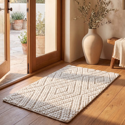 Elle Handmade Ivory Rug