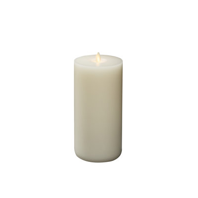 Vanilla Scented Flameless Pillar Candle