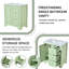 Armoire de salle de bain avec lavabo en céramique-363551486