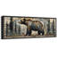 Impression sur toile encadrée «Wood Panneau Effect»-111652928-111652926