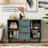 47.23" Buffet Sideboard Cabinet With Storage And Adjustable Shelves For Dining Room And Living Room-132798175