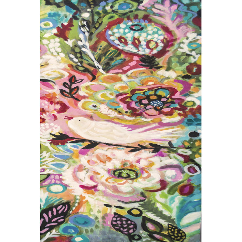 Soulful Birds II by Karen Fields - Wrapped Canvas Painting, 46cm H x 30cm W x 3.8cm D