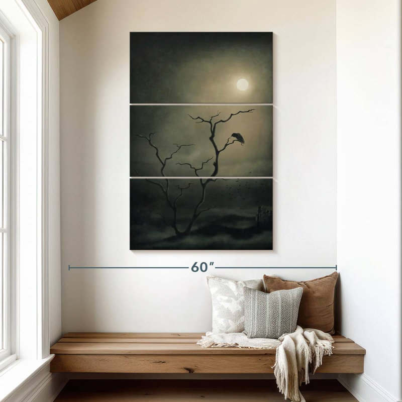 Hitzel Creepy Tree, 50" H x 32" W