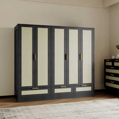 Boho 5 Door Wardrobe