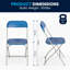 Premium Plastic Folding Chair-1926616609