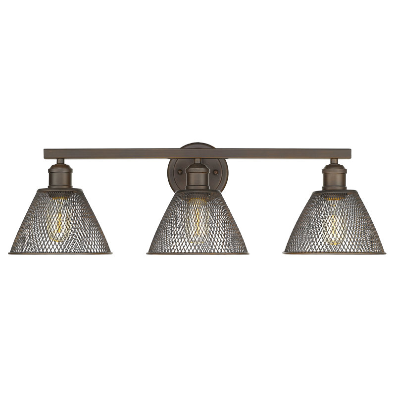 Searcy 3 - Light Dimmable Vanity Light, Rubbed Bronze