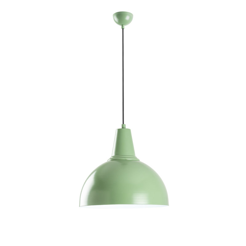 Mint Metal Chandelier, Adjustable Height 12 - 47.6 Inches | Ø11.8 x 9.8 Inches Base Plate | 1 x E27 Socket, Max 40W | Stylish Lighting Fixture for Home, Office & Dining Room, Unique Modern Design, IP20