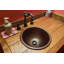 Lavabo de salle de bain rond 14 po