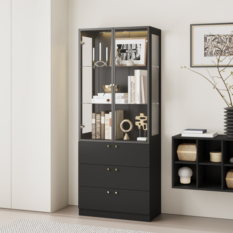 Multi-Functional Storage Cabinet With RGB Lighting